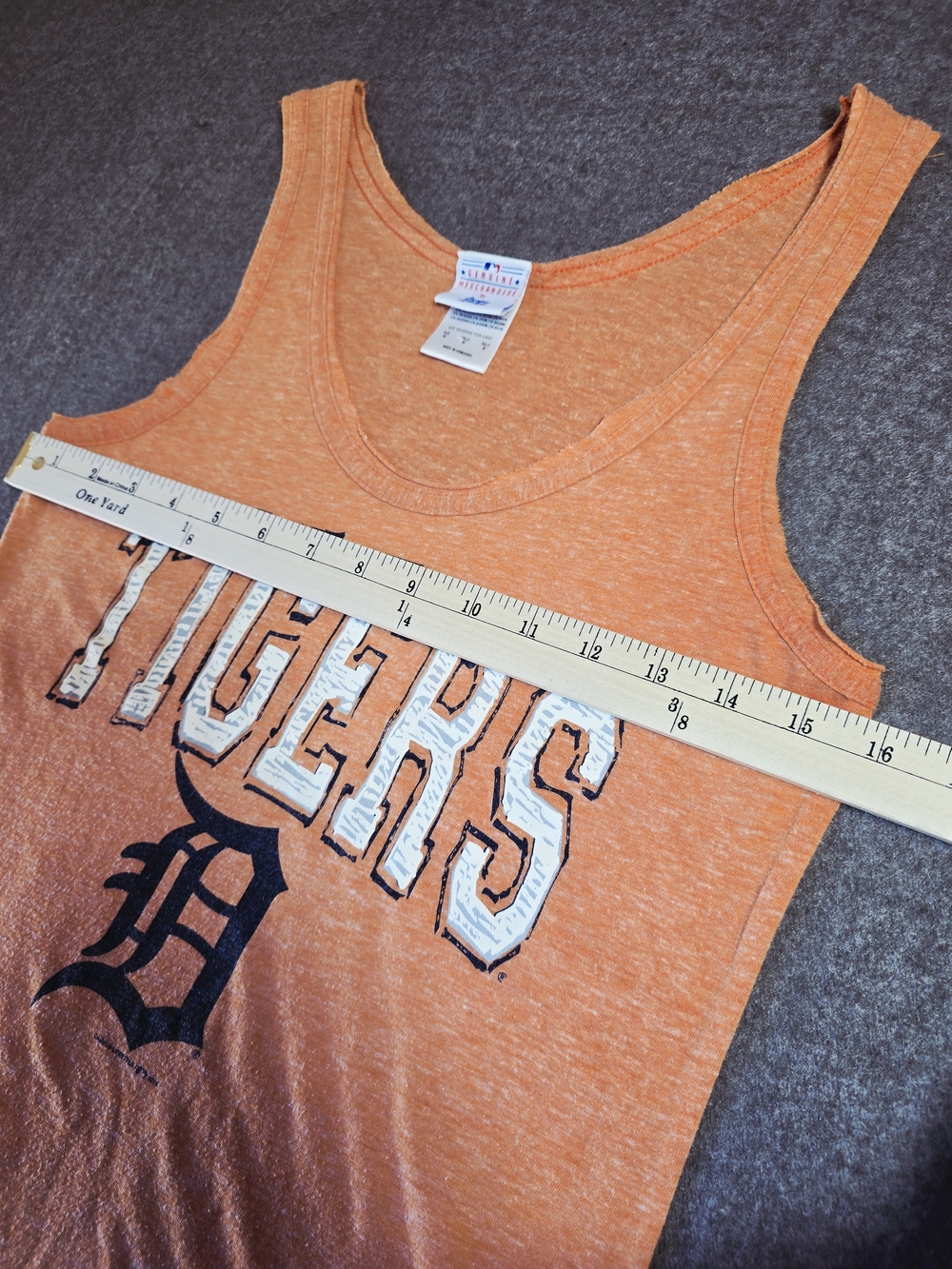 Genuine Merchandise Orange Tigers Racerback Tank Top Womens Med - Picture 9 of 9